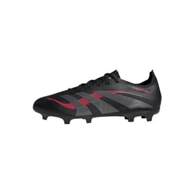 Afbeelding van adidas Performance Predator League FG/MG Voetbalschoenen met kunststof noppen, Heren, Maat: 48, Core black/grey four/lucid red Textiel/ synthetisch