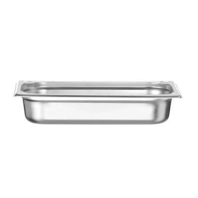 Image de HENDI Bac Gastronorme, GN 1/3, résistance thermique 40 C à 300 C, utilisable dans des fours convection, réfrigérateurs, bain maries, chafing dishes, 2.5L, 325x176x(H)65mm, inox