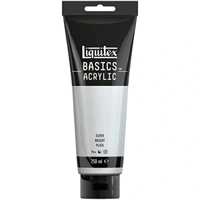 Afbeelding van Liquitex Basics 250ml Tube Silver