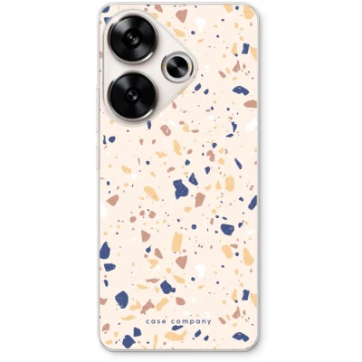 Afbeelding van Case Company® hoesje geschikt voor Xiaomi Poco F6 Terrazzo N23 Soft Cover Telefoonhoesje Bescherming aan alle Kanten en Schermrand