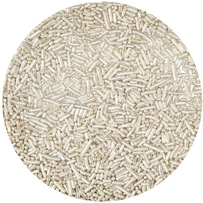 Afbeelding van BrandNewCake Sugar Strands Metallic Zilver 80gr.