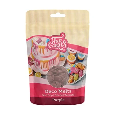 Afbeelding van FunCakes Deco Melts Smeltsnoep Paars 250g