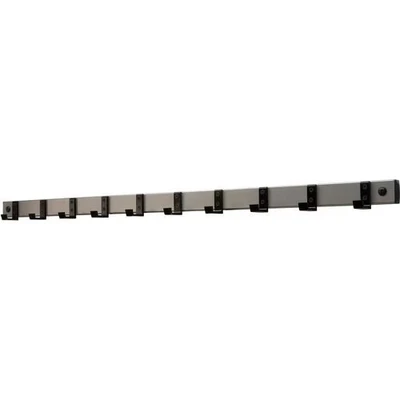 Afbeelding van V part wandgarderobe HIQ, 10 haken, grijs kapstok