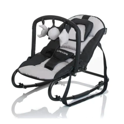 Afbeelding van Wipstoel Little World Stardust Black &#039;n Gray (incl. speelboog)