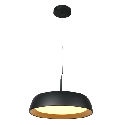 Afbeelding van Steinhauer hanglamp Mykty zwart metaal 45 cm ingebouwde LED module 3689ZW