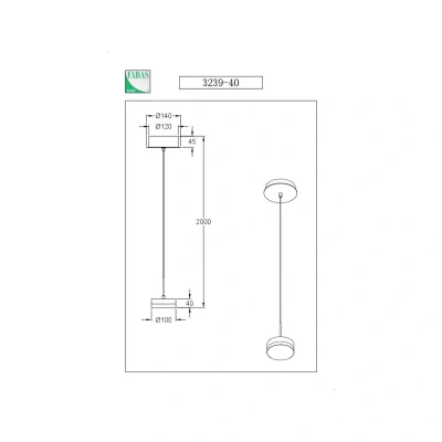 Afbeelding van Hanglamp Dunk, aluminium, 1 lamp, 3.000 K, metaal