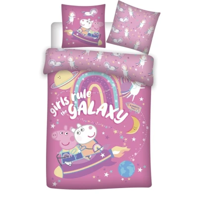 Afbeelding van Peppa Pig Dekbedovertrek Girls rule the Galaxy 5407007987757