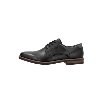 Afbeelding van Rieker Herren Veterschoenen, Heren, Maat: 45, Schwarz Leer