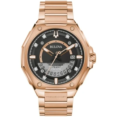 Afbeelding van Bulova Precisionist X 97D129 Horloge Staal Rosékleurig Ø 47 mm