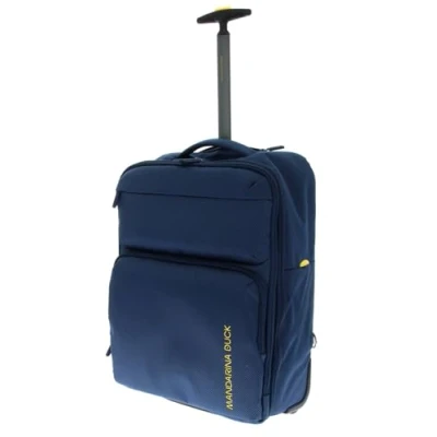 Afbeelding van MANDARINA DUCK Rugzak met laptopvak Zephyr Trolley Backpack 36L Dress Blue Blauw 54cm