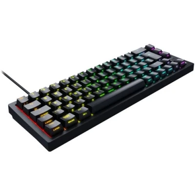 Image de CHERRY XTRFY K5V2 Clavier 65% compact rétroéclairage USB QWERTZ Allemand commutateur : MX2A Red noir