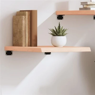 Afbeelding van Wandschap 40x60x4 cm onbehandeld massief eikenhout