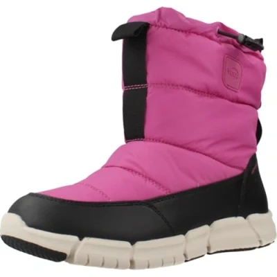 Afbeelding van Geox Mädchen J Flexyper Girl B Ab Bottes de neige, Noir fuchsia, 5 UK