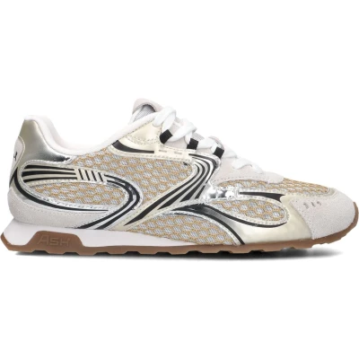 Afbeelding van Ash Kabuki Sneakers Mesh Dames Goud Maat 41