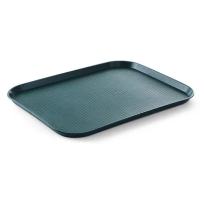 Afbeelding van Hendi Dienblad Rechthoek Groen Kunststof Fastfood Horeca 350x450x(H)20mm