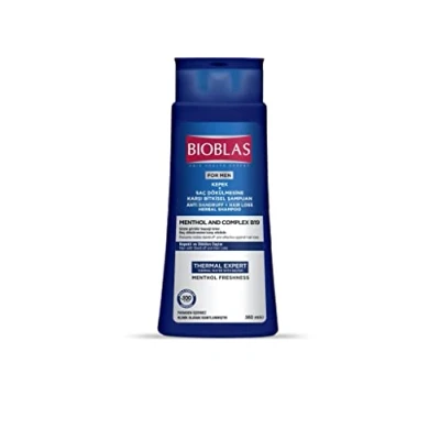 Afbeelding van Bioblas Shampoo Tegen Roos en Haaruitval 360ml (Menthol and Complex B19)