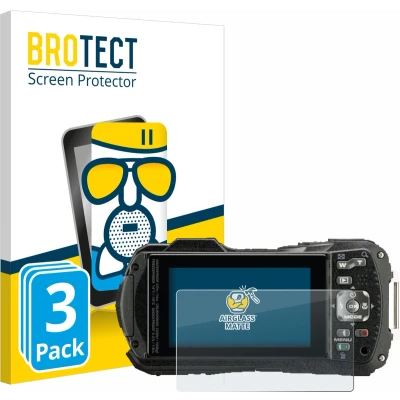 Afbeelding van BROTECT Screenprotector voor Pentax WG 90 Folie Beschermfolie Beschermglas matte (3 Stuks)