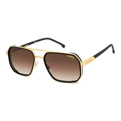 Afbeelding van Carrera Unisex Zonnebril Matte black/goldcoloured, Maat: 58, black/gold coloured