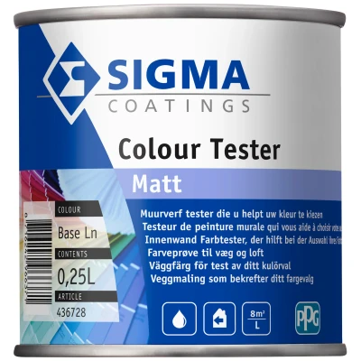 Afbeelding van Sigma Colour tester 0,25 liter Muurverven