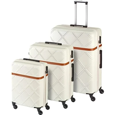 Afbeelding van Princess Traveller Fluitje, Wit., Harde schaal trolley met zwenkwielen