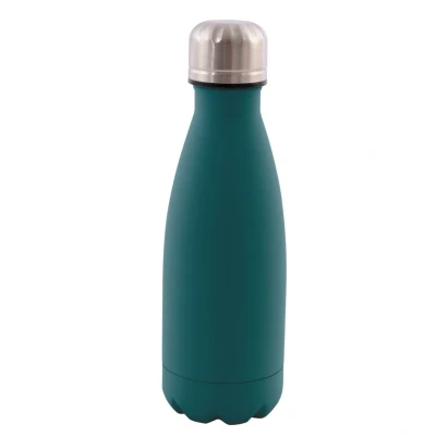 Afbeelding van Point Virgule Dubbelwandige Drinkfles 350 Ml Petrolgroen Groen Drinkflessen
