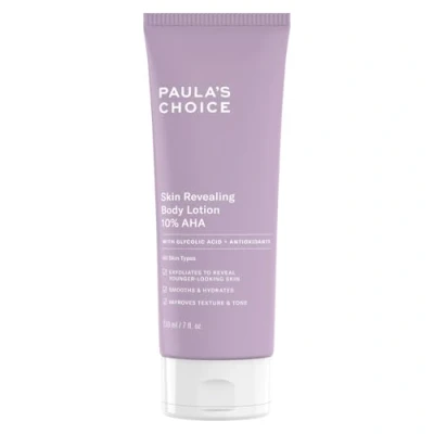 Afbeelding van Paula&#039;s Choice 10% AHA scrubmelk voor het lichaam vochtinbrengende crème vermindert bruine vlekken, rimpels en haarkeratose zachte peeling de huid glycolzuur &amp; sheaboter alle huidtypes