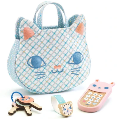 Afbeelding van Djeco handtas met accessoires poes