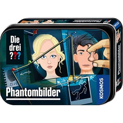 Afbeelding van Unbekannt De drie spookbeelden 632373 Zwart Detective Kit