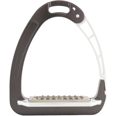 Afbeelding van Acavallo Stijgbeugels Arena AluPLUS Charcoal/Zilver 12cm