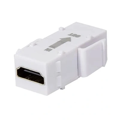 Afbeelding van Keystone module HDMI (v) met repeater versie 1.4 (4K 30Hz) / wit