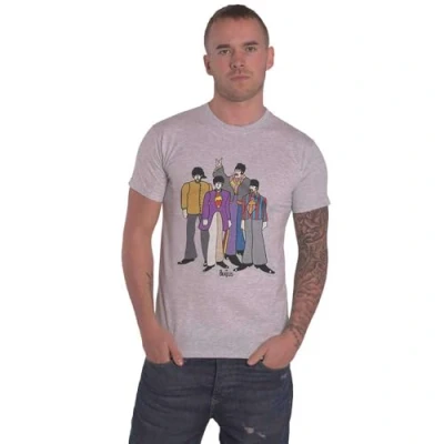 Afbeelding van The Beatles Yellow Submarine Heren T shirt 2XL Grijs