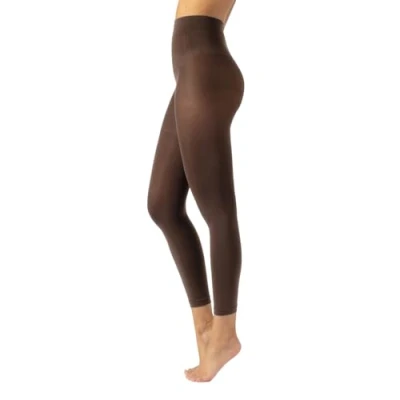 Afbeelding van CALZITALY Dekkende panty&#039;s, leggings van microvezel S, M, L, XL 80 den Made in Italy, Walnoot