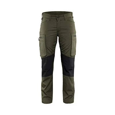 Afbeelding van Blaklader Dames Service werkbroek Stretch 7159 1845 Groen/Zwart