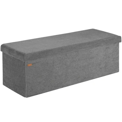 Afbeelding van Casaria Opbergbox Vouwbaar 114x38x38cm M Ripstof 130L Antraciet