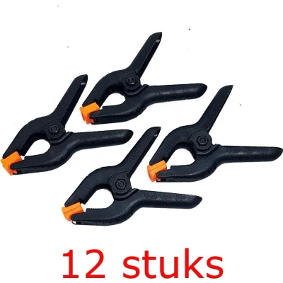 Afbeelding van 12x Kleine zeilklemmen Lijmklemmen Generic