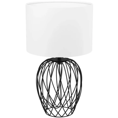 Afbeelding van EGLO Nimlet Tafellamp E27 51,5 cm Zwart/Wit