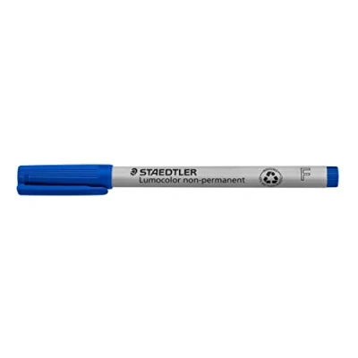 Afbeelding van Viltstift Staedtler Lumocolor 316 non permanent F blauw