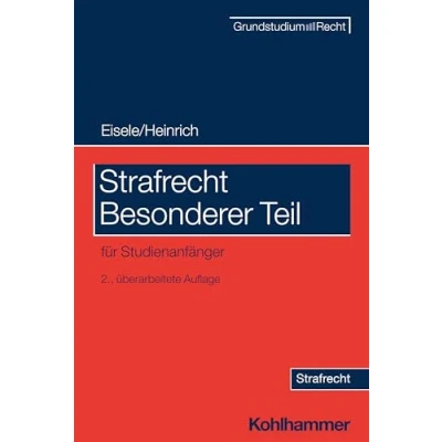 Afbeelding van Strafrecht Besonderer Teil
