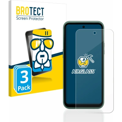 Afbeelding van BROTECT Screenprotector voor Nokia XR21 Folie Beschermfolie Beschermglas transparant (3 Stuks)