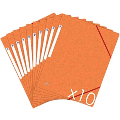 Afbeelding van Oxford Top File+ Documentenmap, 3 flapjes, A4, elastisch, 10 stuks
