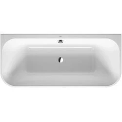 Afbeelding van Duravit HappyD.2 bad acryl back to wall 180x80x46cm met paneel wit