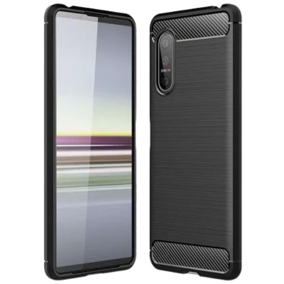 Afbeelding van Just in Case Rugged TPU Back Cover Zwart Sony Xperia 10 III