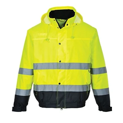 Afbeelding van Jas Portwest S266 bomber fluor geel/navy Maat M