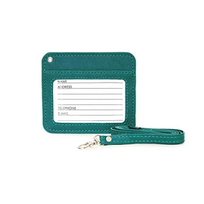 Afbeelding van Legami ID kaarthouder, reisaccessoires, creditcardtas, uniseks, volwassenen, petrol, medium, Benzine Blauw, petrol
