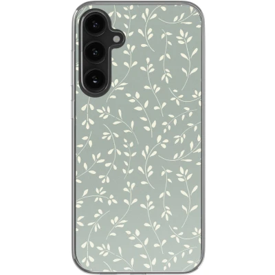 Afbeelding van imoshion hoesje Geschikt voor Samsung Galaxy S23 FE Design Smoke Green Flowers