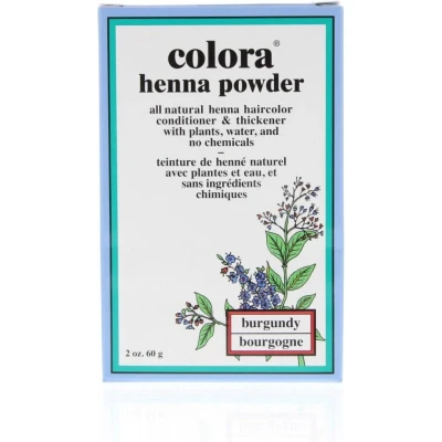 Afbeelding van Colora Henna Kleurpoeder Burgundy 60 gr