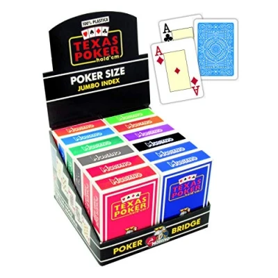 Afbeelding van Modiano 12 delige standaard Texas Poker 2 Jumbo Index, 3005468