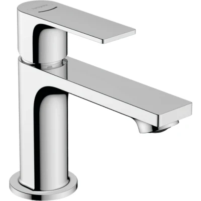 Afbeelding van hansgrohe Rebris E ééngreeps toiletkraan 80 voor koud water of vooraf ingestelde temperatuur zonder afvoer chroom