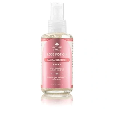 Afbeelding van Nature Spell Aloë Vera gezichtsschuim, 100 ml, 2 in 1 reinigings en make upverwijderaar