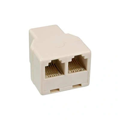 Afbeelding van InLine 69999B RJ12 2 x interfacekabel en adapter (RJ12, RJ12, wit)